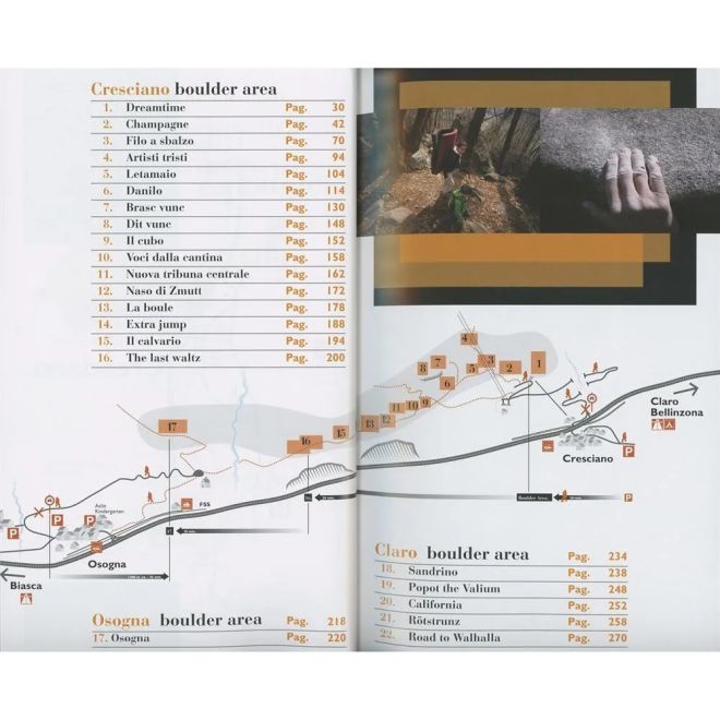 Ticino Boulder Cresciano Boulder 2023 οδηγός αναρρίχησης bouldering