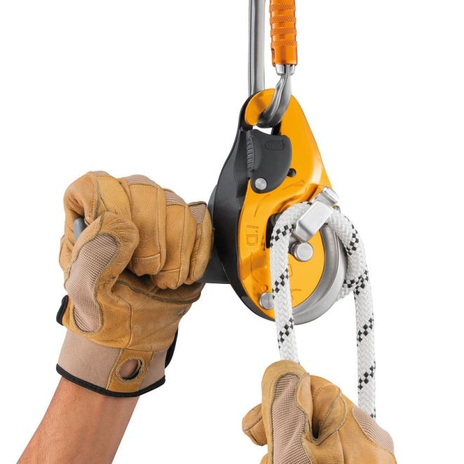 Petzl I'D Evac αυτόματο φρένο κατεβάσματος με λειτουργία πανικού για εκκενώσεις από άγκυρες