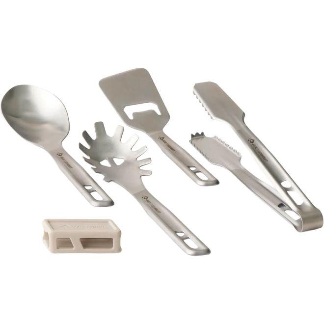 Sea To Summit Detour Stainless Steel Utensil Set σετ μαχαιροπίρουνα κάμπινγκ