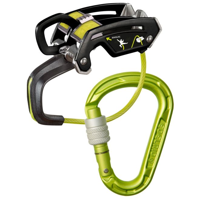 Edelrid Giga Jul Belay Kit Strike Screw Klettern Sicherungsgerät mit Bremsunterstützung
