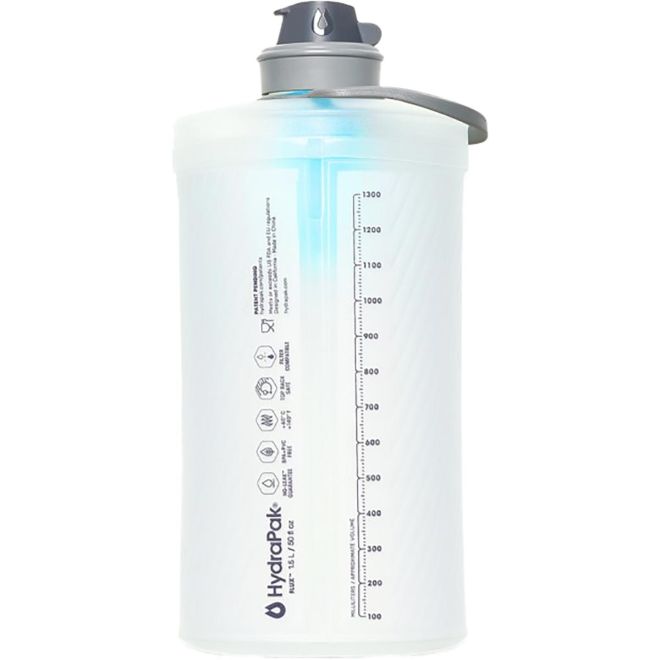 HydraPak Flux + Filtre 1.5 L επαναχρησιμοποιούμενη μαλακή φιάλη νερού