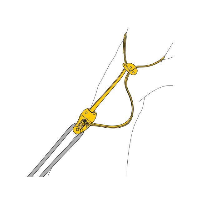 Petzl Eject ψευδής πιρούνι εργασία σε δέντρα