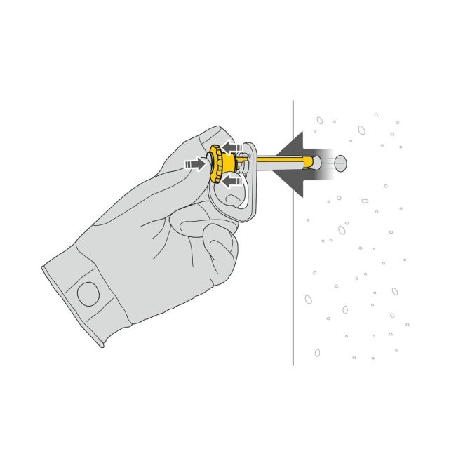 Petzl Coeur Pulse 12 mm αποσπώμενος κρίκος για εργασία σε ύψος