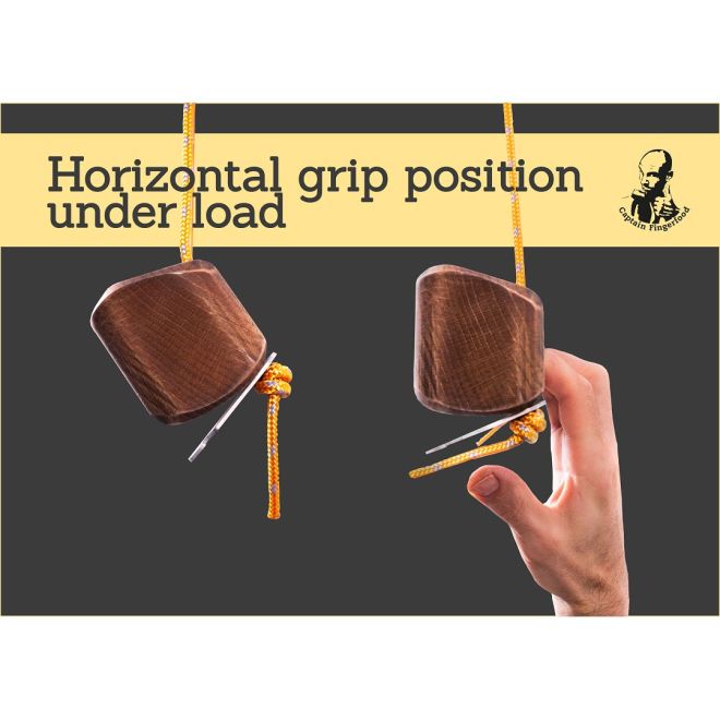 Captain Fingerfood Hangboard 180° portable climbing board