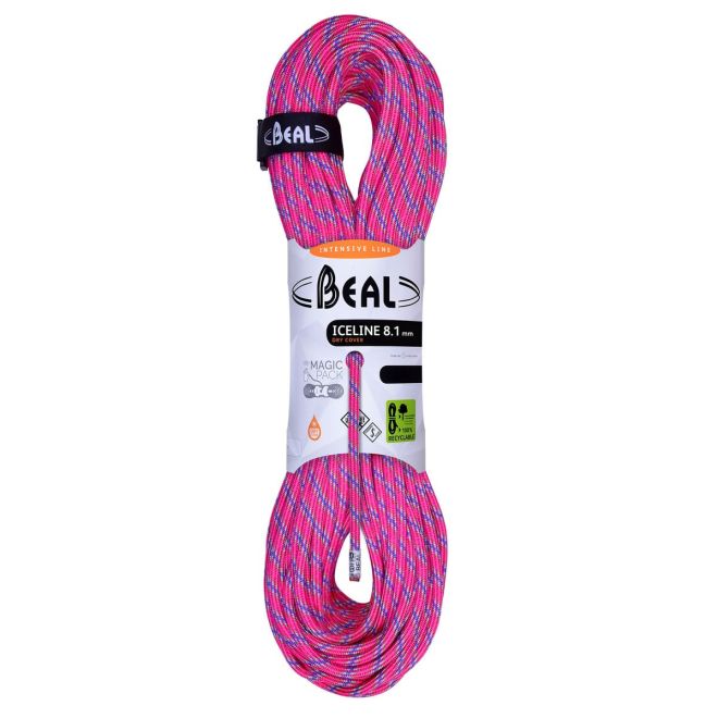 Beal Ice Line 8.1 mm Unicore Dry Cover μισό σχοινί αναρρίχησης