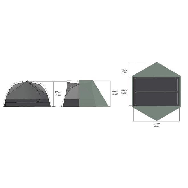 Sea To Summit Ikos TR2 σκηνή trekking για δύο άτομα