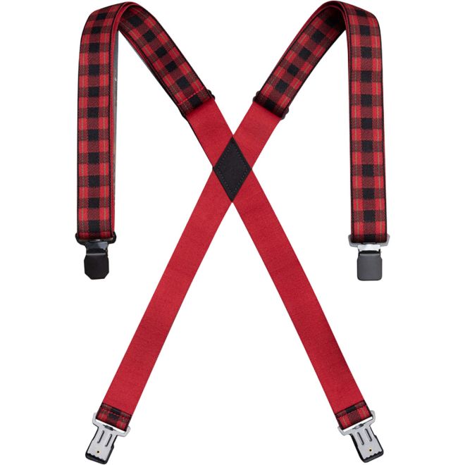 Arcade Jessup Plaid suspenders