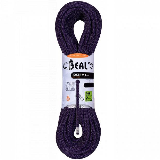 Beal Joker 9.1 mm Unicore Dry Cover σχοινί αναρρίχησης