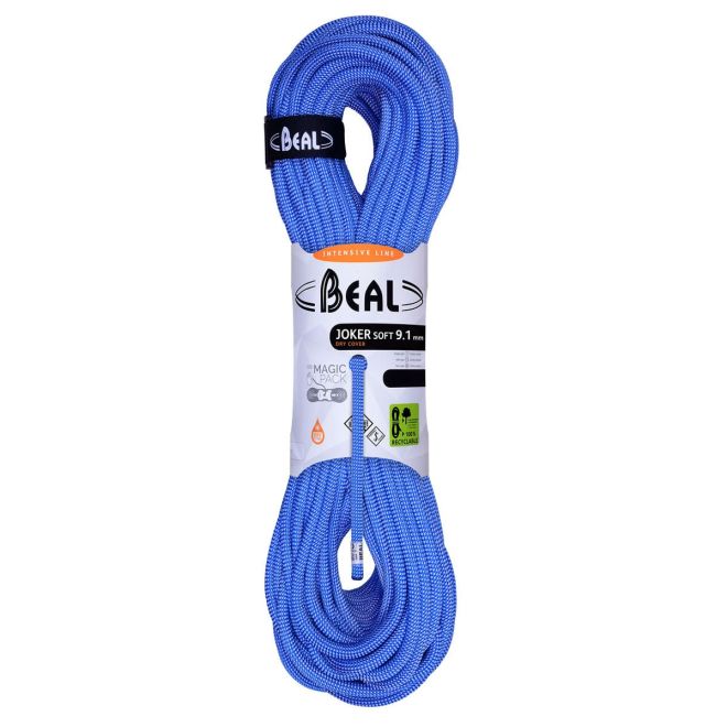 Beal Joker Soft 9.1 mm Unicore Dry Cover αναρριχητική σχοινί