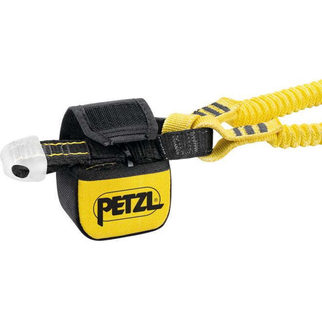 Petzl Absorbica-Y Tie-Back διπλό κορδόνι με ενσωματωμένο απορροφητή ενέργειας