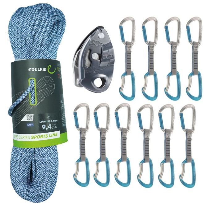 Oliunìd Kit Angebot Edelrid Leonidio Orbit Express GriGri