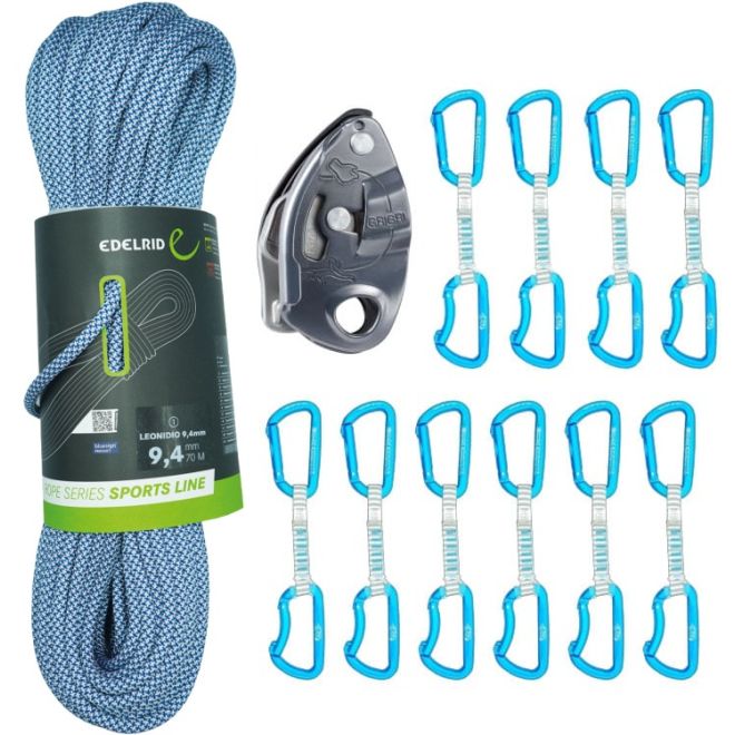 Oliunìd Kit Angebot Edelrid Leonidio Express Trapper GriGri