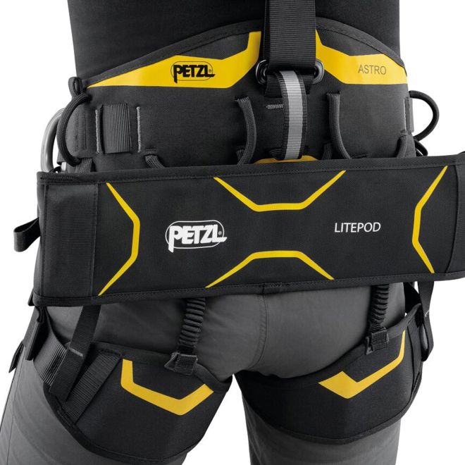 Petzl Litepod καθιστικό εργασίας συμπαγές σχεδιασμένο για παρατεταμένες αναρτήσεις