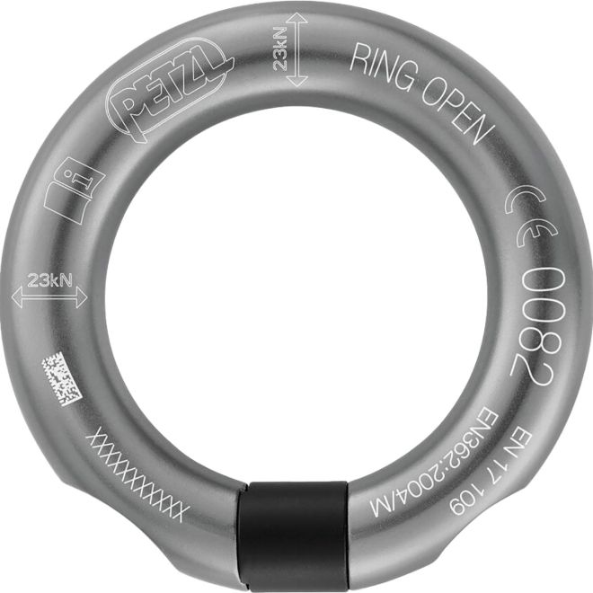 Petzl Ring Open σύνδεσμος ανοιχτού τύπου για εργασία σε ύψος
