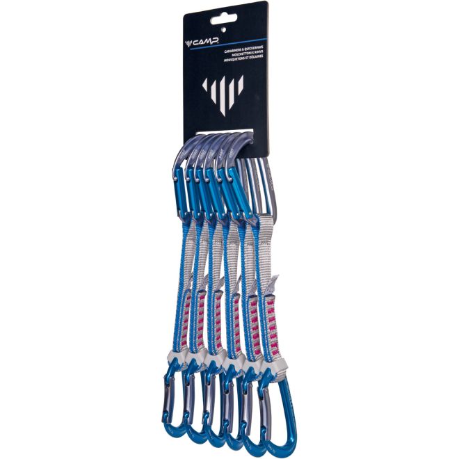 CAMP Set 6 Orbit Express KS pack 6 rinvii arrampicata