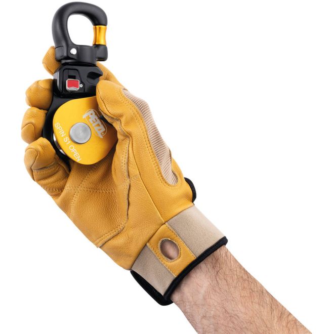 Petzl Spin S1 Open απλή τροχαλία για εργασίες σε ύψος