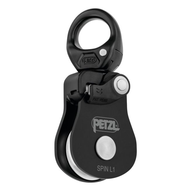 Petzl Spin L1-Yellow Einfache Umlenkrolle für Höhenarbeiten