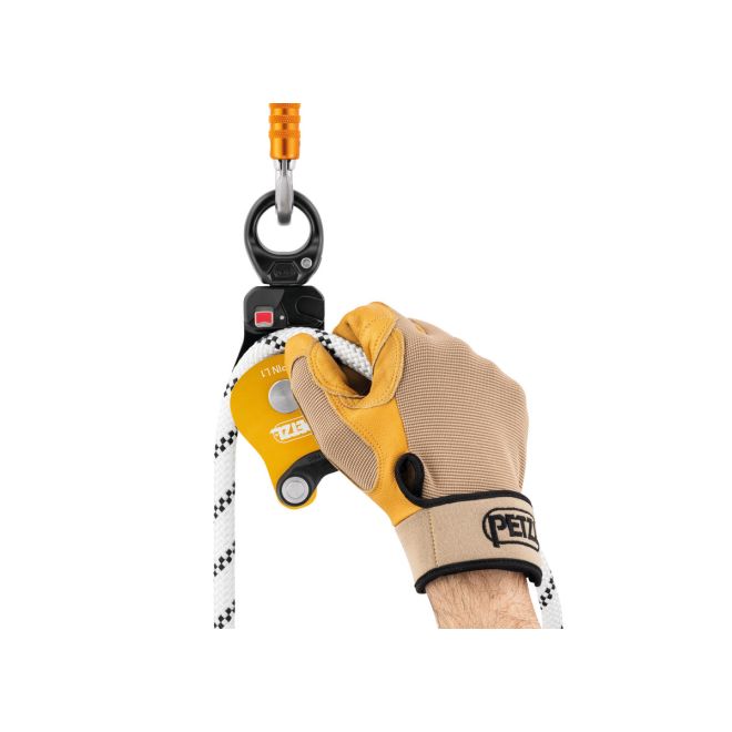 Petzl Spin L1-Yellow Einfache Umlenkrolle für Höhenarbeiten