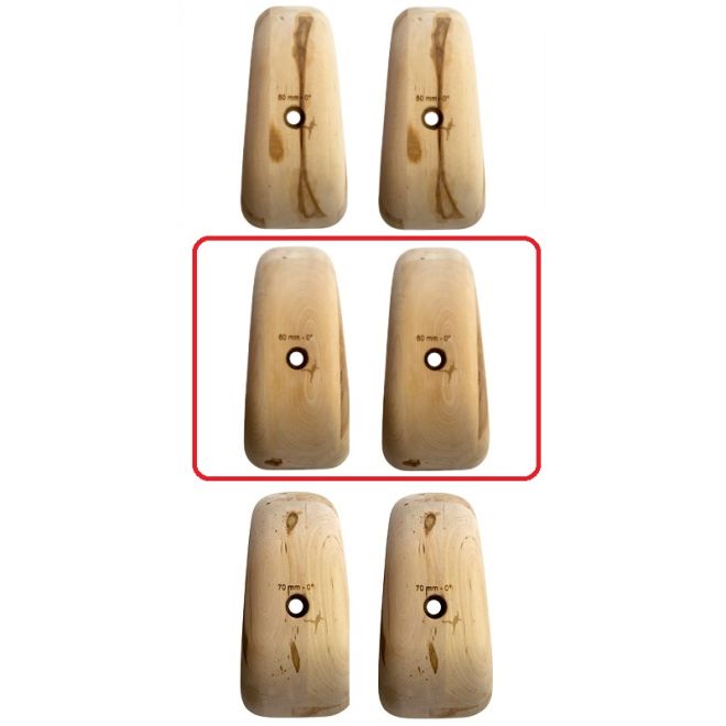 Metolius Wood Grips Pinch 0° σετ 6 αναρριχητικών χεριών