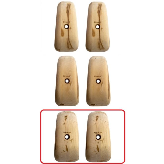 Metolius Wood Grips Pinch 0° σετ 6 αναρριχητικών χεριών