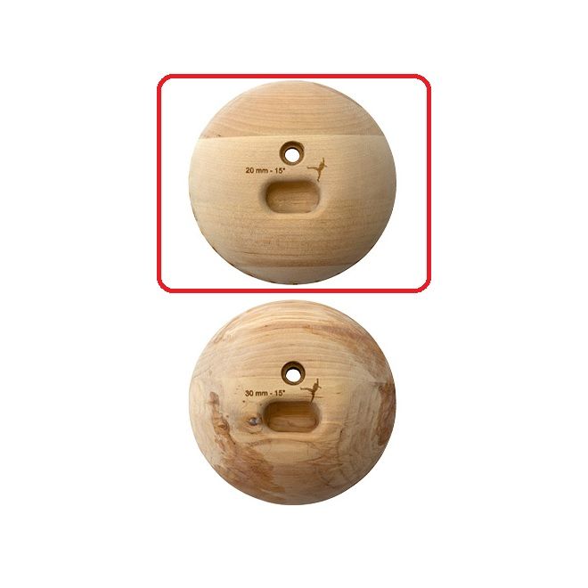 Metolius Wood Grips Pockets 15° set 6 Klettergriffen