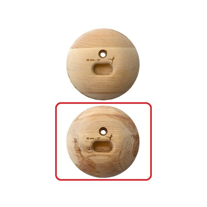 Metolius Wood Grips Pockets 15° set 6 Klettergriffen