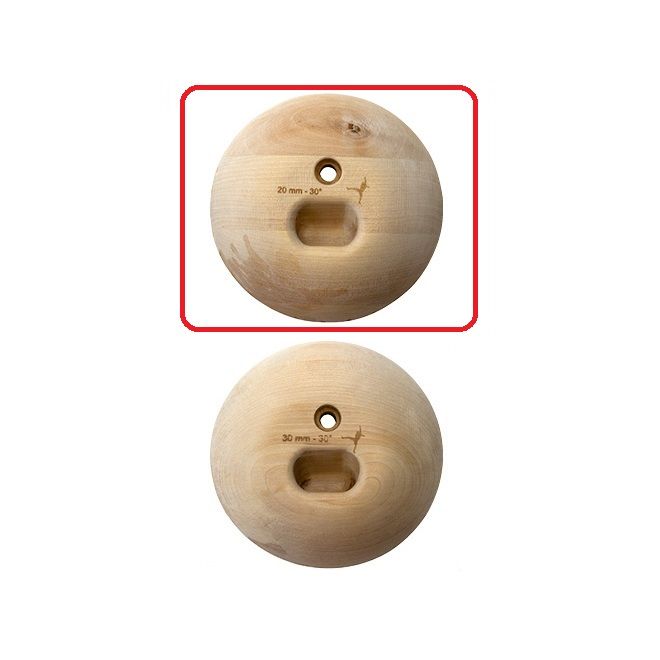 Metolius Wood Grips Pockets 30° set 6 Klettergriffen