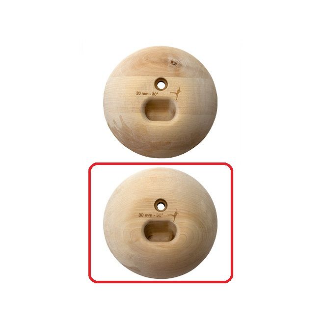 Metolius Wood Grips Pockets 30° set 6 Klettergriffen