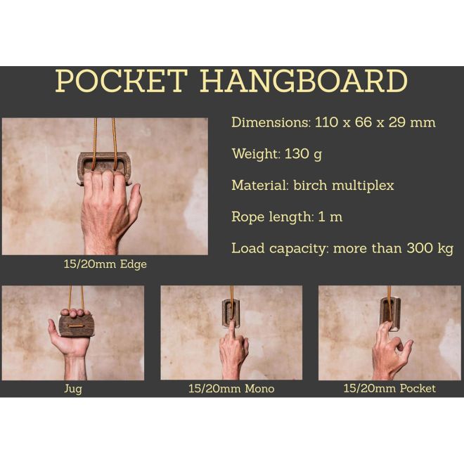 Captain Fingerfood Pocket φορητός τοίχος αναρρίχησης