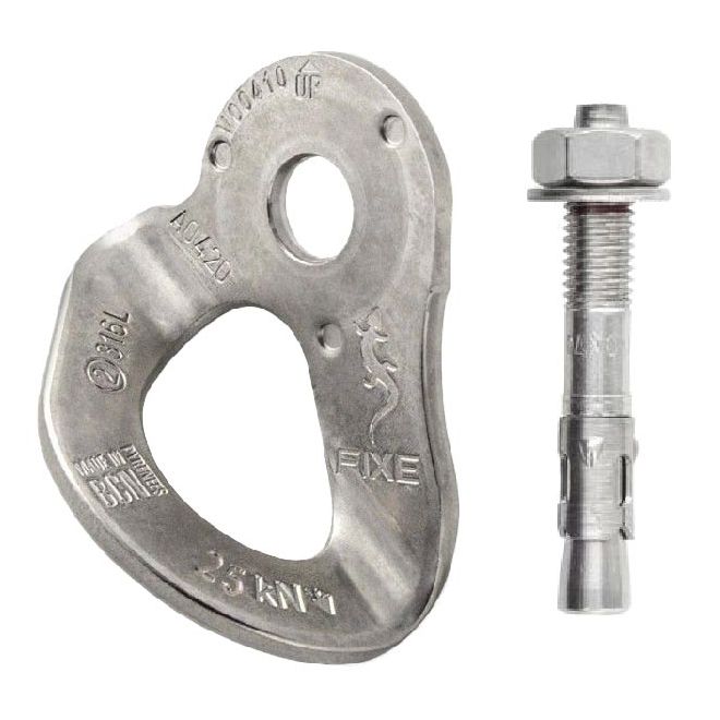 Fixe 316L Expansion Bolt ∅10x70 mm + Hanger expansion bolt pack + plate