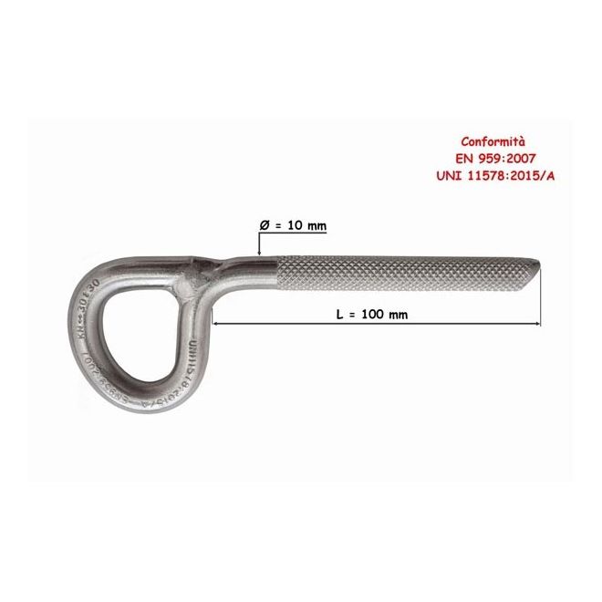 Raumer Superstar inox 10x100 mm χημικός σύνδεσμος