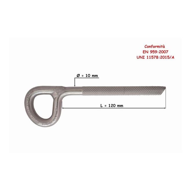 Raumer Superstar inox 10x120 mm χημικός σύνδεσμος