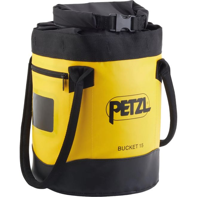 Petzl Bucket 15 αυτοστηριζόμενη τσάντα για εργασία σε ύψος και μεγάλα τοιχώματα