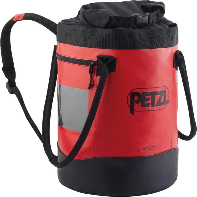 Petzl Bucket 30 αυτοστηριζόμενη τσάντα για εργασία σε ύψος και μεγάλα τοιχώματα