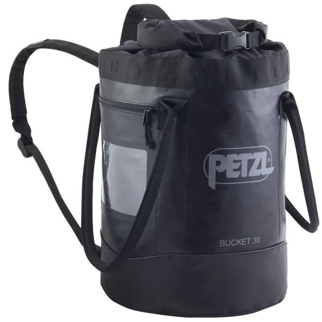 Petzl Bucket 30 αυτοστηριζόμενη τσάντα για εργασία σε ύψος και μεγάλα τοιχώματα