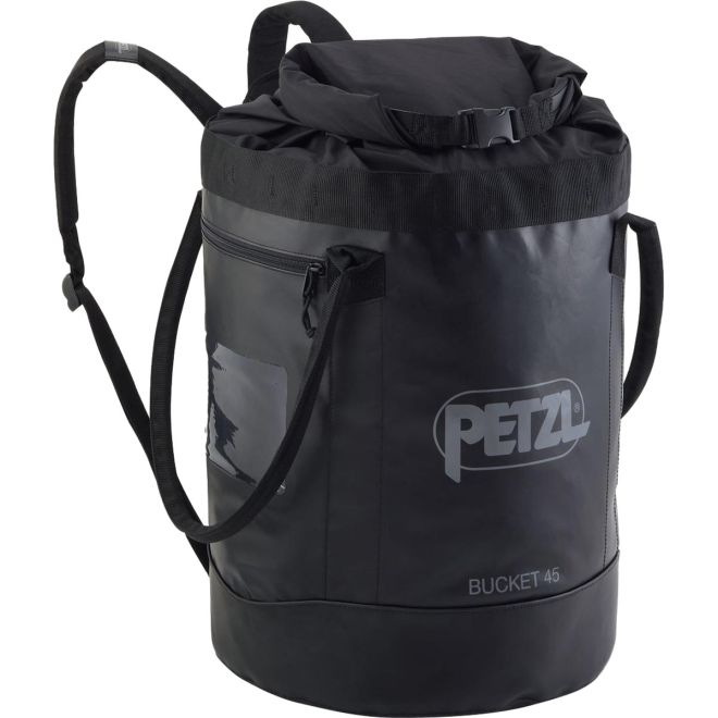 Petzl Bucket 45 αυτοστηριζόμενη τσάντα για εργασία σε ύψος και μεγάλα τοιχώματα