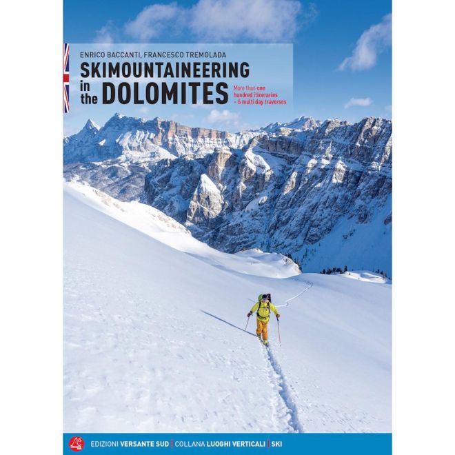 Versante Sud Skimountaineering στην Dolomites οδηγός ski mountaineering