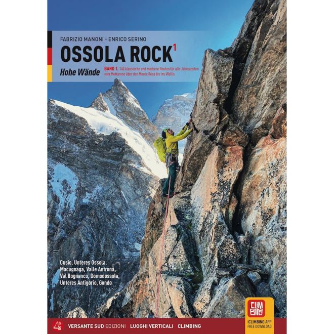 Versante Sud Ossola Rock Hohe Wände Vol.1 climbing guide German version