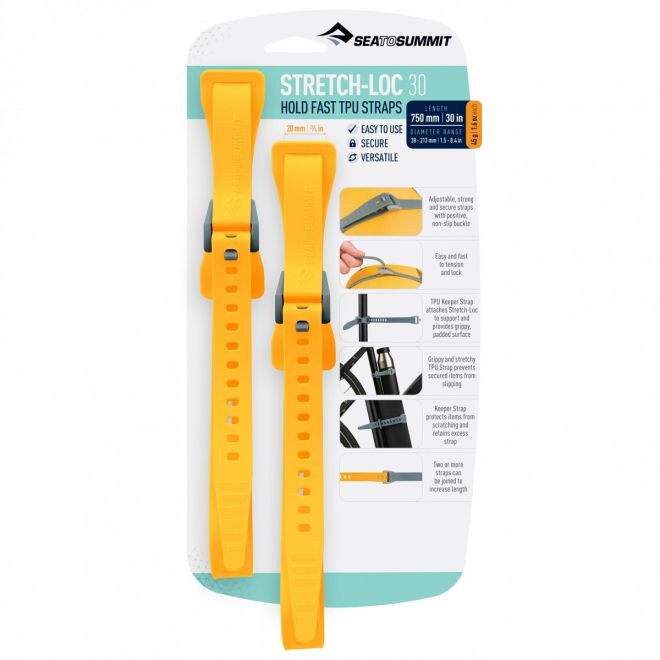 Sea To Summit Stretch-Loc 30 2-Pack TPU Spanngurt