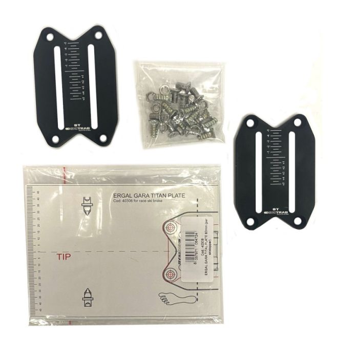 Ski Trab Ergal Gara Tital Plate 60mm ρύθμιση πλάκας για σκι