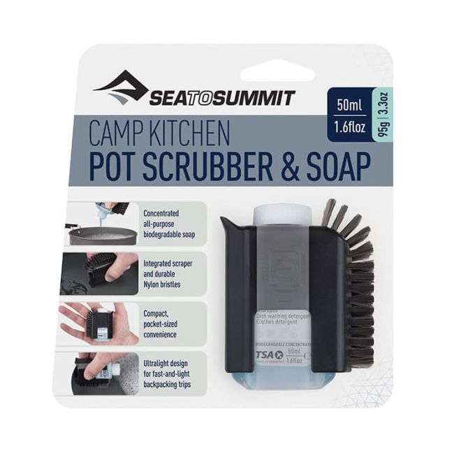 Sea To Summit Camp Kitchen Pot Scrubber and Soap 50 ml Küchenbürste und Seife