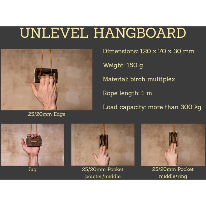 Captain Fingerfood Unlevel portable climbing training