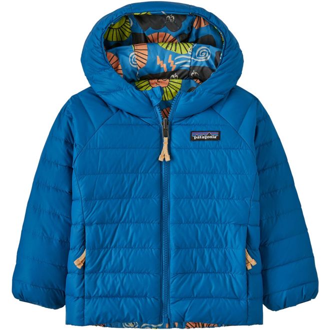 Patagonia Baby Reversible Down Sweater Hoody παιδικό μπουφάν