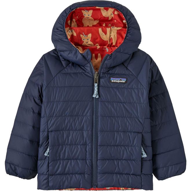 Patagonia Baby Reversible Down Sweater Hoody παιδικό μπουφάν