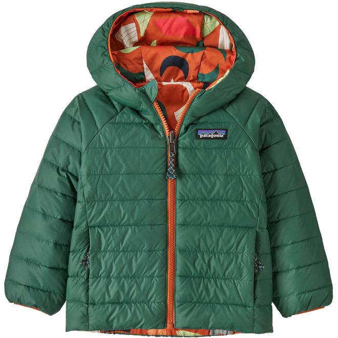 Patagonia Baby Reversible Down Sweater Hoody παιδικό μπουφάν