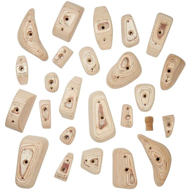 Moon Wood Holds Set C 24 αναρριχητικές λαβές