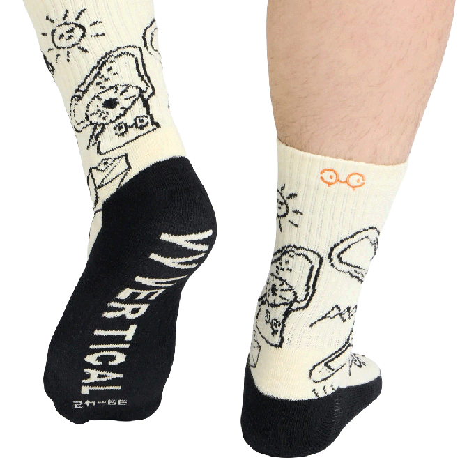 YY Vertical Climber Doodle Socks socks