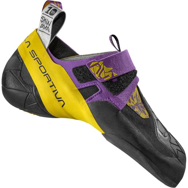 La Sportiva Skwama Purple/Yellow climbing shoes
