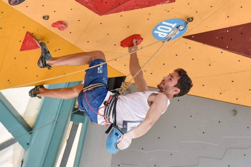 Stefano Ghisolfi arrampicata lead Edinburgo Stefano Ghisolfi arrampicata lead Edinburgo