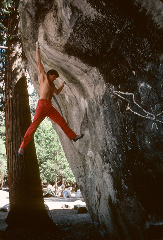 Ron kauk boulder Midnight Lightning Yosemite
